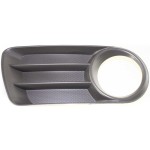 Front Fog Light Molding for Ford Explorer 2002-2005 Right (Passenger), Primed (Ready to Paint), with Fog Light Hole, Excludes XLS Model, Replacement