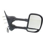 Towing Mirror for Ford Econoline Van 2009-2014, Right Passenger Side, Power, Manual Folding, Non-Heated, Textured, Without Auto-Dimming, BSD, Memory, and Signal Light, Replacement