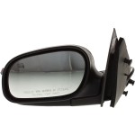 Power Mirror for 2009-2011 Ford Crown Victoria/ Mercury Grand Marquis, Left (Driver), Manual Folding, Heated, Paintable, without Auto Dimming, Blind Spot Detection, Memory, and Signal Light, Replacement