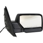 Right (Passenger) Mirror for Ford Expedition 2007-2014, Non-Towing, Power Operated, Manual Folding, Non-Heated, Textured, without Auto Dimming, Blind Spot Detection, Memory, and Signal Light, Replacement