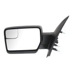 Power Mirror for Ford F-150 2011-2014, Left (Driver), Non-Towing, Manual Folding, Non-Heated, Paintable, with Blind Spot Glass, without Memory, Puddle and Signal Light, Replacement