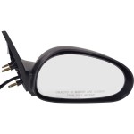Power Mirror for Ford Mustang 1999-2004, Right (Passenger) Side, Non-Folding, Non-Heated, Textured, Excludes 2003-2004 Cobra Model, Replacement