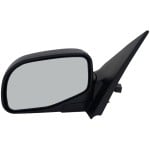 Power Mirror for Ford Explorer 2002-2005, Left (Driver) Side, Manual Folding, Non-Heated, Textured, with Puddle Light, Replacement