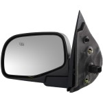 Power Mirror for Ford Explorer 2002-2005, Left (Driver), Manual Folding, Heated, Textured, with Puddle Light, Replacement