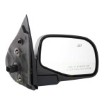 Power Mirror for Ford Explorer 2002-2005, Right (Passenger), Manual Folding, Heated, Textured, with Puddle Light, Replacement