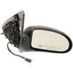 Right (Passenger) Power Mirror for Ford Focus 2003-2007, Non-Folding, Heated, Textured, Excluding ST/SVT Models, Replacement