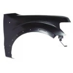 Front Fender for Ford F-150 2009-2014 Right (Passenger), Primed (Ready to Paint), with Wheel Opening Molding Holes - CAPA-Certified, Replacement