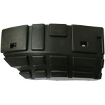 Front Bumper Support for GMC Sierra 1500 (2007-2013), Right (Passenger) Side, Front Section, Plastic, New Body Style, Replacement (CAPA Certified)