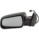 Replacement Mirror for Chevrolet Equinox 2016-2017, GMC Terrain 2015-2017, Left (Driver), Power Adjust, Manual Folding, Heated, Paintable, with Blind Spot Detection in Glass, without Auto Dimming, Memory, and Signal Light