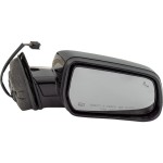Power Heated Manual Folding Right (Passenger) Mirror for 2016-2017 Chevrolet Equinox/GMC Terrain, Paintable with Blind Spot Detection in Glass, without Auto Dimming, Memory, Signal Light, Replacement