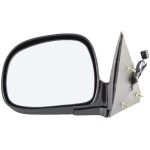 Power Mirror for Chevrolet Blazer 1998, GMC Jimmy 1999-2000, Left (Driver), Manual Folding, Non-Heated, Paintable, without Auto Dimming, Blind Spot Detection, Memory, and Signal Light, Replacement