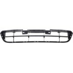 Front Bumper Grille for Honda Accord Coupe, 2006-2007, Center Position, Textured Black Finish, Replacement