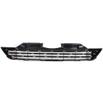 Front Bumper Grille for Honda CR-V 2007-2009, Lower, Textured Black, Japan Built, Replacement (CAPA Certified)