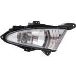 Front Fog Light Assembly for Hyundai Elantra Sedan, Right (Passenger) Side, Fits 2007-2010 Models, Replacement