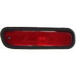 Rear Side Marker Light Assembly for Honda Accord 1994-2000, Right (Passenger), Red Lens with Garnish, Replacement