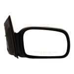 Manual Adjust Mirror for Honda Civic 2006-2011 Right (Passenger), Non-Heated, Textured Black, DX/DX-G/GX Models Coupe, Replacement