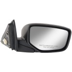 Power Mirror for Honda Accord Sedan 2008-2012, Right (Passenger), Manual Folding, Heated, Paintable, without Auto Dimming, Blind Spot Detection, Memory, and Signal Light, Replacement