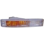 Front Left (Driver) Turn Signal Light Assembly Replacement for 1990 - 1991 Honda Civic Sedan + Hatchback,  33350SH4A02, Replacement