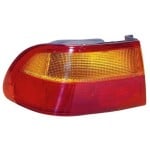 1992 - 1995 Honda Civic Rear Tail Light Assembly Replacement / Lens / Cover - Left (Driver) Side - (4 Door; Sedan + 2 Door; Coupe)