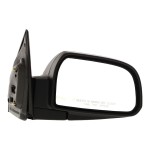 Power Mirror for Hyundai Tucson 2005-2009, Right (Passenger) Side, Manual Folding, Heated, Textured, Replacement