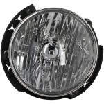 Headlight Assembly for Jeep Wrangler (JK) 2007-2018, Right (Passenger), Halogen, Replacement