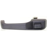 Rear Exterior Door Handle for Jeep Cherokee 1997-2001, Right (Passenger), Textured Black, without Hole, Also Fits Front, Replacement