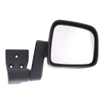 Manual Adjust and Fold Mirror for 2003-2006 Jeep Wrangler, Left (Driver) Side, Non-Heated, Textured, Replacement