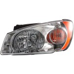Headlight Assembly for Spectra 2004-2005, Left (Driver) Side, Halogen, LX Model, New Body Style, Replacement