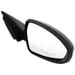 Right (Passenger) Side Mirror for Kia Forte 2019-2022, Power Operation, Manual Folding, Non-Heated, Paintable Surface, Without Auto Dimming, Blind Spot Detection, Memory Features, Puddle Light and Signal Light, FE/LXS/S Model, Replacement