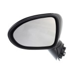 Power Mirror for Kia RIO (2012-2014), Left (Driver) Side, Manual Folding, Heated, Paintable, without Signal Light, Suitable for Hatchback/Sedan, Replacement