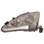 Headlight Assembly for Lexus IS250/IS350 2009-2010, Left (Driver), Halogen, Excludes C Model, CAPA-Certified Replacement