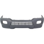 Front Bumper Cover for 2000-2004 Mitsubishi Montero Sport, Primed (Ready to Paint) with Fender Flare Holes, Replacement
