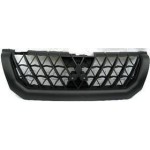 Grille for 2000-2001 Montero Sport, Painted Black Shell and Insert, Mitsubishi Replacement Part