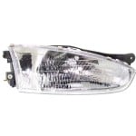 Headlight Assembly for Mitsubishi Mirage 1997-2002 Coupe, Right (Passenger) Side, Halogen, Replacement