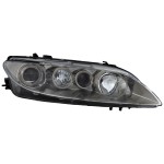 Headlight Lens and Housing for 2003-2005 Mazda 6, Right (Passenger), Without Fog Lights, Replacement