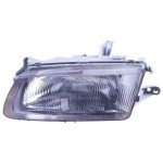 Right (Passenger) Headlight Assembly for 1995 - 1996 Mazda Protege, Front Replacement Housing, Lens, Cover - Composite,  BC1M51030A