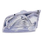 Right (Passenger) Headlight Assembly for 2000 - 2002 Mazda 626, Includes Bracket, Composite, OEM Part Number: GG2A51030B-PFM, Front Light Housing / Lens / Cover Replacement