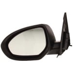Power Mirror for Mazda 3 2010-2013, Left (Driver) Side, Manual Folding, Non-Heated, Paintable, with Signal Light, Replacement