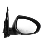 Power Heated Manual Folding Mirror for Mazda 3 2010-2013, Right (Passenger) Side, Paintable, with Signal Light, Replacement