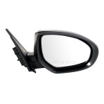 Power Mirror for Mazda 3 (2010-2013), Right (Passenger), Manual Folding, Non-Heated, Paintable, without Signal Light and Blind Spot Detection, Replacement