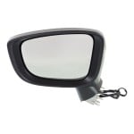 Power Mirror for Mazda 3 2014-2016, Left (Driver), Manual Folding, Non-Heated, Paintable, without Blind Spot Detection and Signal Light, Hatchback/Sedan, Japan Built Vehicle, Replacement
