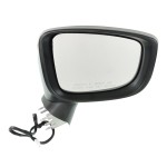 Power Mirror for MAZDA 3 (2014-2016), Right (Passenger) Side, Manual Folding, Non-Heated, Paintable, without Blind Spot Detection and Signal Light, Hatchback/Sedan, for Japan Built Vehicle, Replacement