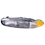 Left (Driver) Headlight Assembly for 1997 - 1998 Mitsubishi Galant, Front Headlight Assembly Replacement Housing/Lens/Cover, Composite;  MR296615, Replacement