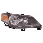 Right (Passenger) Headlight Assembly for 2007 - 2008 Mitsubishi Outlander, Front Replacement Housing/Lens/Cover, Halogen, Matte Black Bezel, Composite,  8301A918