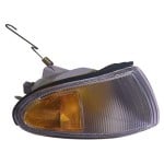 Left (Driver) Parking Light Assembly for 1993 - 1996 Mitsubishi Mirage, Replacement Lens Cover, 4 Door Sedan, Park/Signal Combo, OEM part number: MB821045