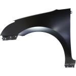 Front Fender for Nissan Sentra 2007-2012, Left (Driver), Primed (Ready to Paint), Base/S/SL Models, Steel, Replacement (CAPA Certified)