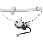 Power Front Window Regulator with Motor for Infiniti I30 (2000-2001), Infiniti I35 (2002-2004), Left (Driver), 6 Pins, Replacement