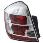 Tail Light Assembly for 2007-2009 Nissan Sentra, Left (Driver) Side, 2.0L Engine, Replacement