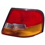 Right (Passenger) Tail Light Assembly Replacement for 1998 - 1999 Nissan Altima (GLE, GXE, SE, XE), Red Lens Cover,  265509E025, Replacement