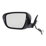 Power Mirror for Nissan Rogue 2014-2017, Left (Driver), Manual Folding, Non-Heated, Paintable, with Signal Light, without Side View Camera, Suitable for USA Built Vehicle (2014-2017)/Korea Built Vehicle (2015-2016), Replacement